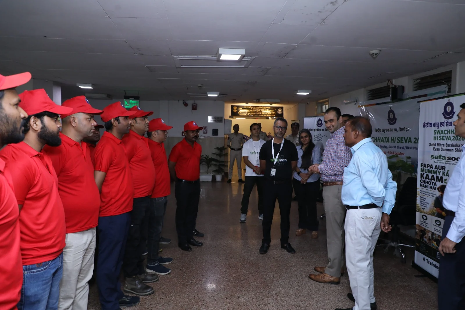 Discussion on practical cleaning training and frontline worker development