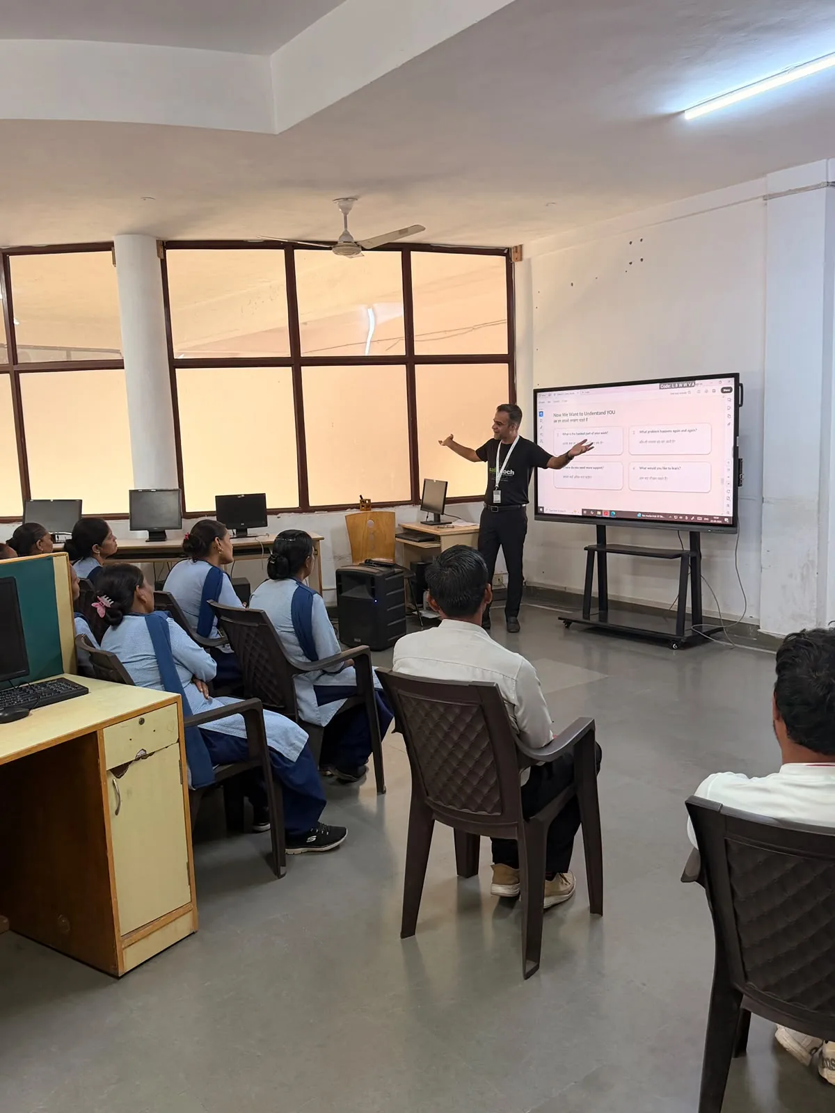 SafaSoch practical housekeeping training workshop with frontline staff
